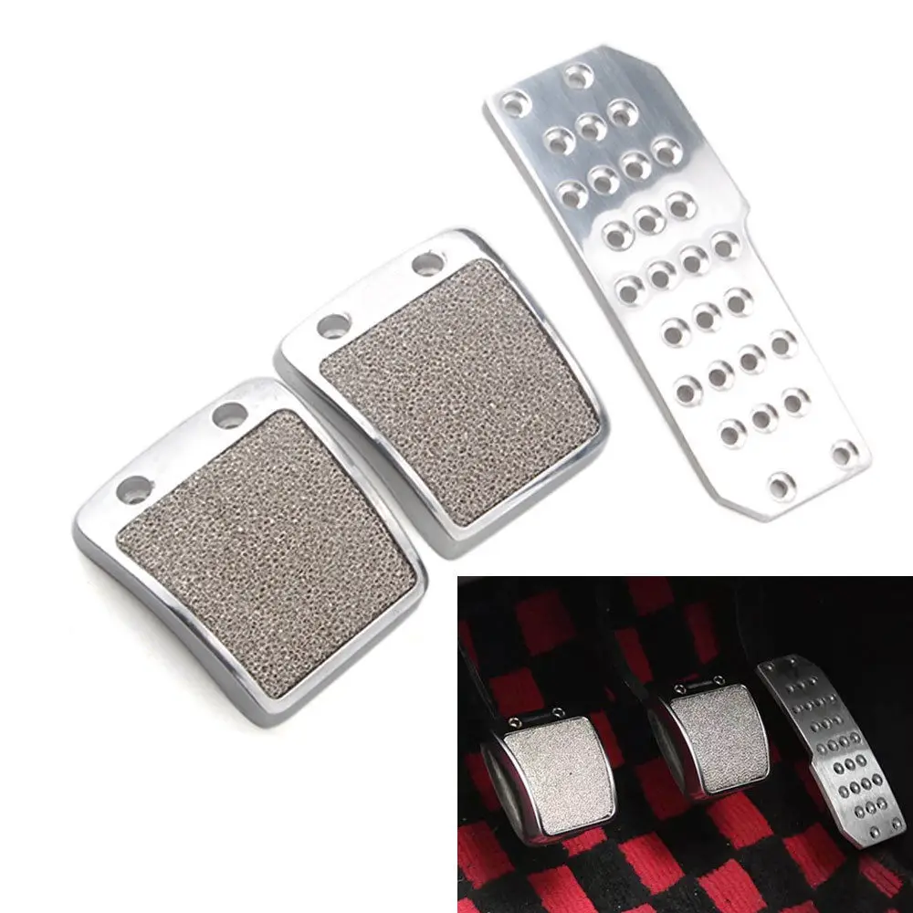 

BBQ@FUKA For Acura Insight NSX RSX Base Honda CRV CIVIC CITY Accord 3pcs Car Non-Slip Clutch Fuel Brake MT Pedal Pad Cover