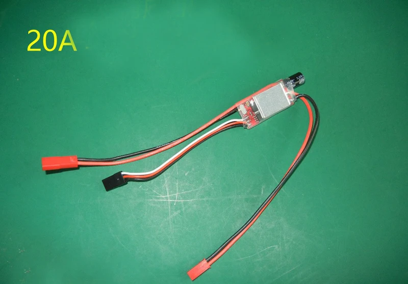 2-4S 20A One-way Brush ESC Water Pump Dual Mode 6-16V Speed Controller RC Boat Parts for Driving 260/370/380/390 Motors | Игрушки и