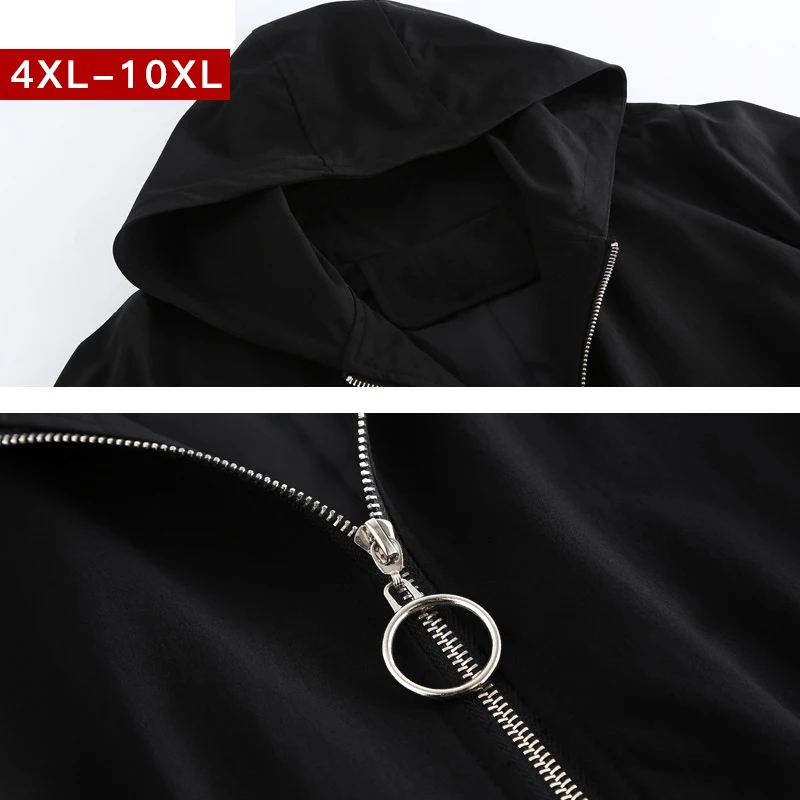 4XL 9XL женская одежда большого размера верхняя новинка весны 2020 Женская ветровка