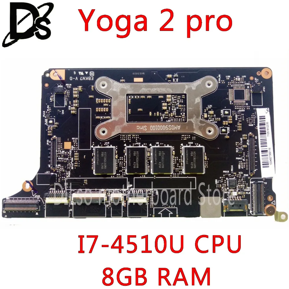 KEFU NM-A074 для lenovo Yoga 2 Pro, материнская плата для ноутбука 5B20G38213 VIUU3 NM-A074 i7-4510U, процессор 8 Гб оперативной памяти, mothebroard