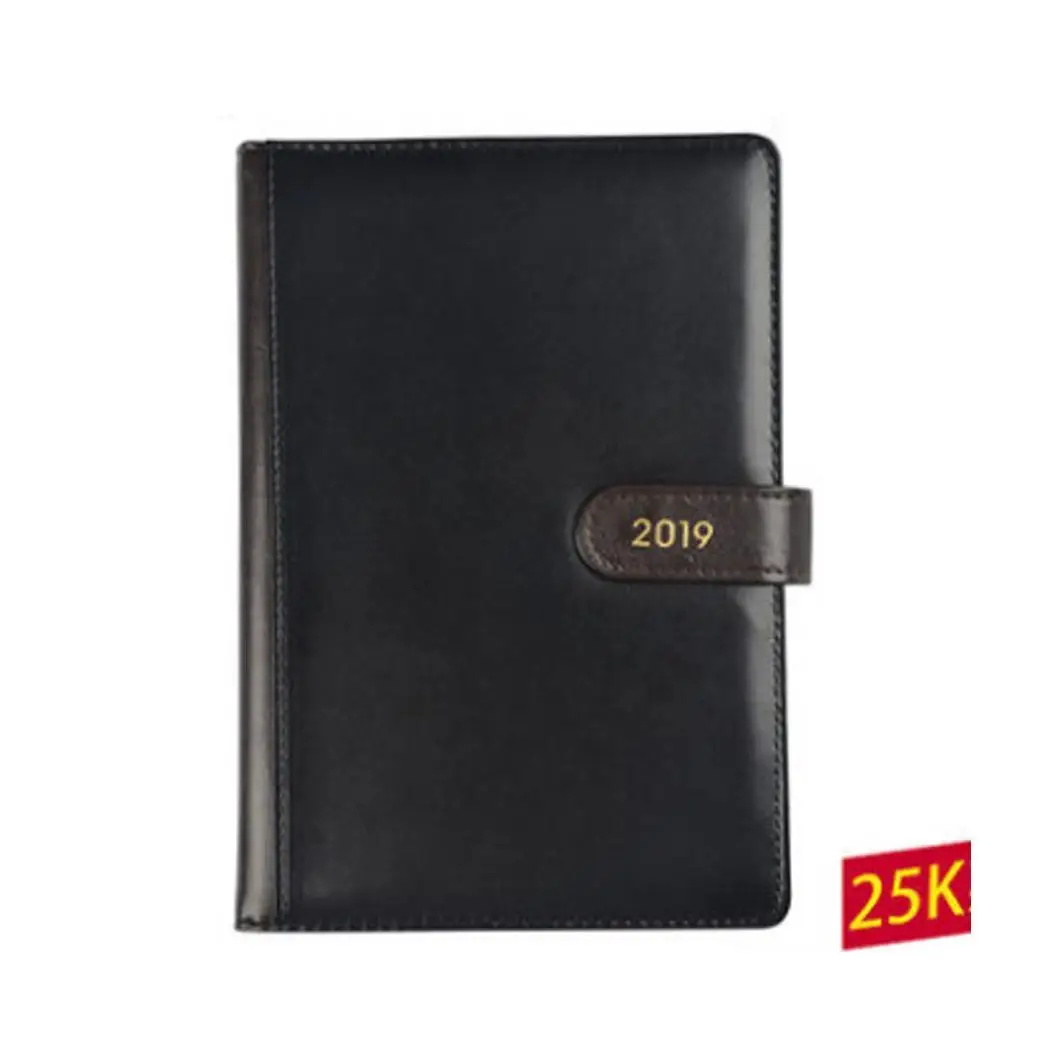 

2019 Portable Business Daily Planner Efficiency Business, Simple Memos Notebook Black January to December