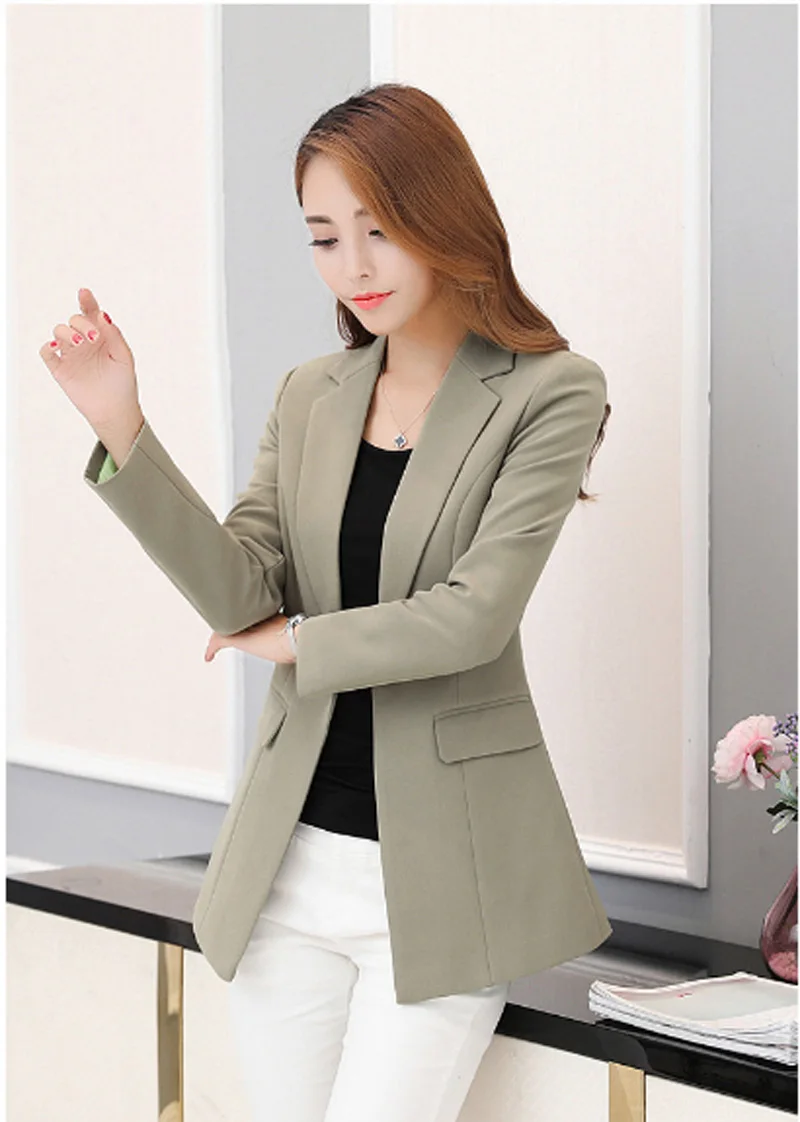 Blazer Feminino Manga Longa New Full Flying Roc Hot Sale Woman Sleeve Blazer Office Jacket Casual Fashion Style Clothing