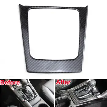 

Carbon Fiber Console Gear Shift Box Cover Trim Frame Interior Decor Car Styling Sticker Molding For Subaru Forester 2014 2015