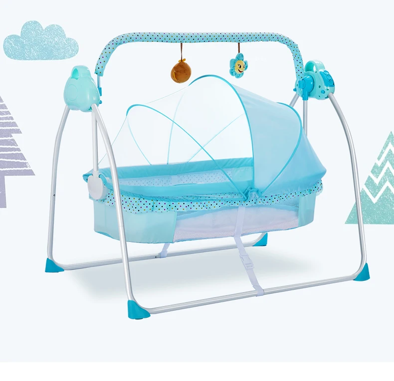 Электрическая колыбель Складная портативная детская колыбель автоматический шейкер для новорожденных простые колыбели