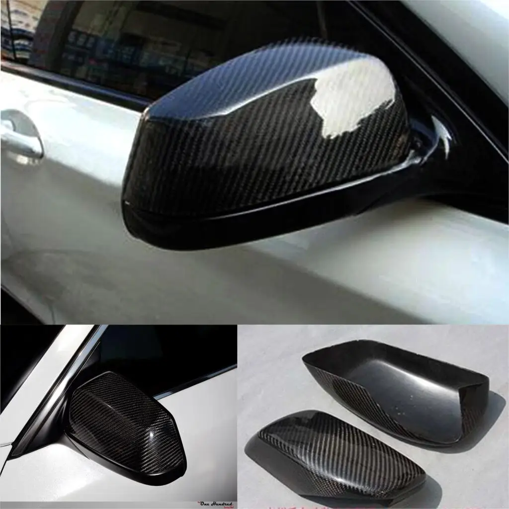 E60 Car Side Wing Rearview Mirror Cover Caps for BMW 5Series E60 Sedan Carbon Fiber 2005-2011 carbon fiber side wing mirror cover caps for volkswagen vw golf mk5 2005 2007