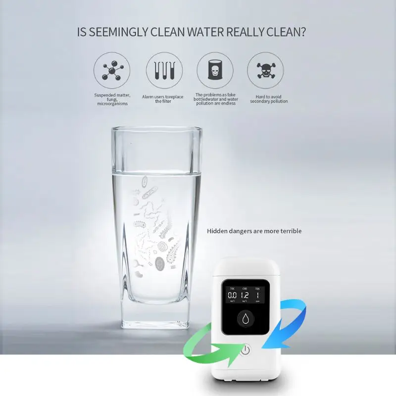 

3 In 1 Digital LCD High Accuracy TOC COD TDS Water Quality Purity Tester Meter Household Travel