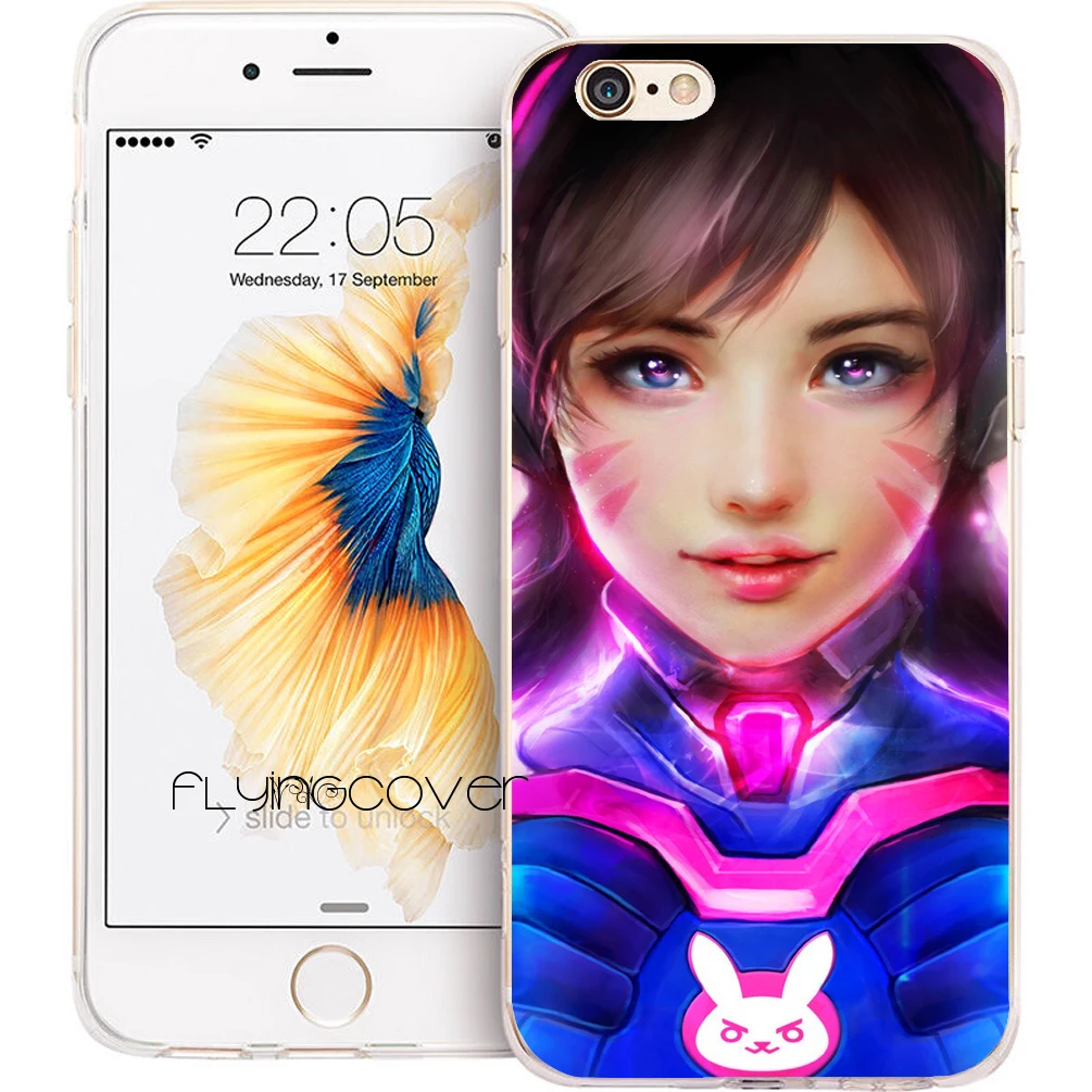 Coque D. VA WIDOWMAKER Ow телефонные чехлы для iphone 10x7 8 6 S Plus 5s 5 SE 5C 4S 4 iPod Touch прозрачный мягкий