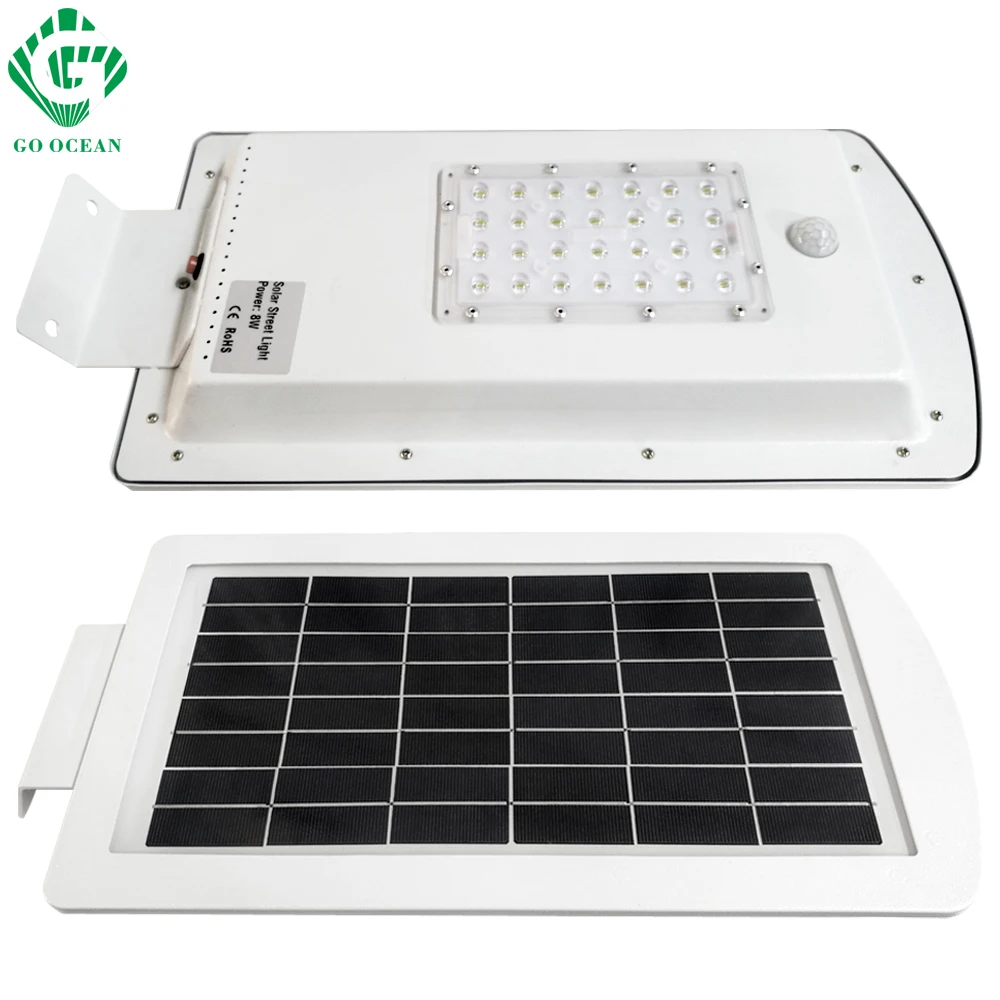 GAAN OCEAAN Solar Lampen LED Solar Waterdichte Muur Geïntegreerde Led-straatverlichting Solar Lamp Motion Sensor Outdoor Tuin Licht