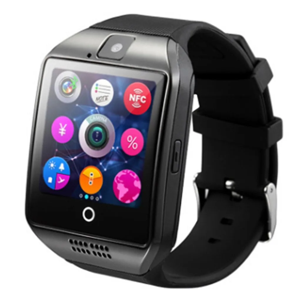 

Q18 Bluetooth Smart Watch Touch Screen Support TF SIM Card Remote Camera Sleep Monitor Pedometer for Android Phone GSM/GPRS
