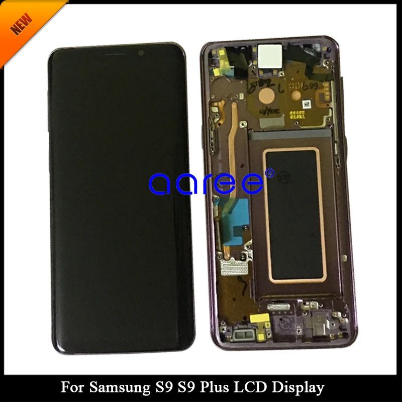 100% Super AMOLED ЖК дисплей для Samsung S9 экран G960 PLUS сенсорный дигитайзер в сборе|Экраны