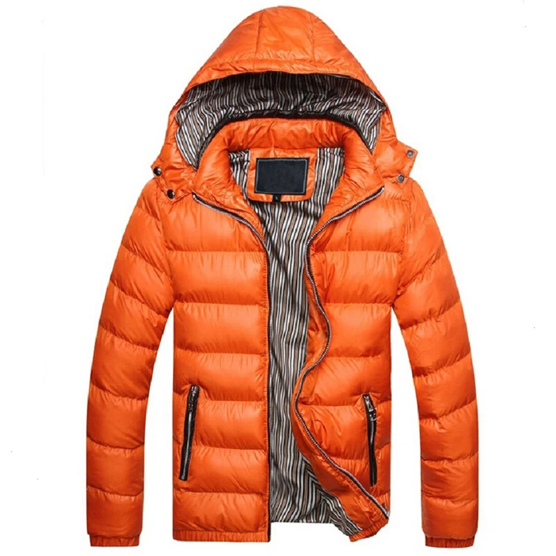 

Men Jacket Warm Coat Casual outwear Winter Spring Parka chaquetas plumas hombre men coats and jackets