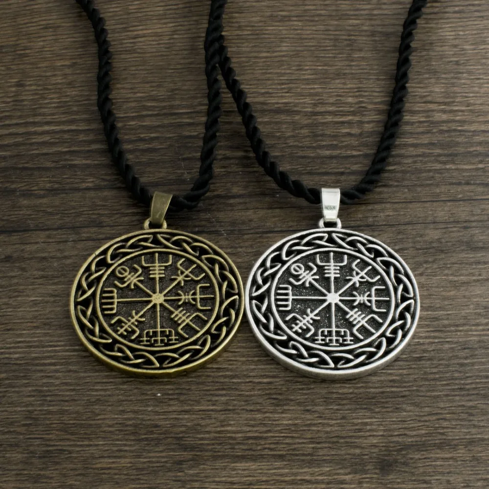 1 قطع أزياء وصول جديدة العتيقة الفضة مطلي الآيسلندية vegvisir رمز الحماية ، العصي السحرية البوصلة sanlan 1 قطع أزياء وصول جديدة العتيقة الفضة مطلي الآيسلندية vegvisir رمز الحماية ، العصي السحرية البوصلة sanlan