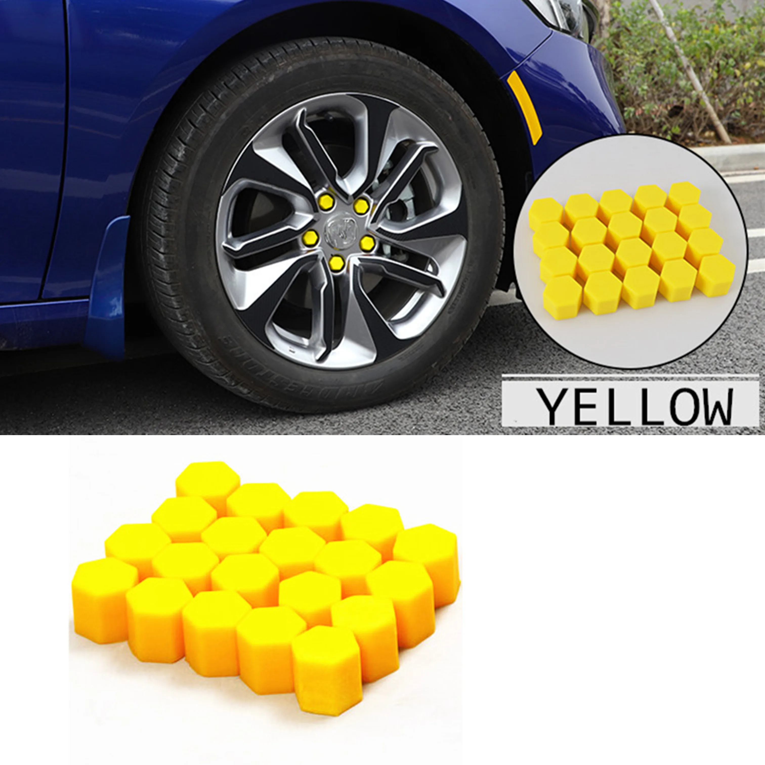 20 Pcs Car Wheel Bolt Vite Di Protezione Della Copertura Per Honda Brio Chiarezza Hr-V Vezel Del Passaporto Pilota Cr-Z Nsx Ridgeline