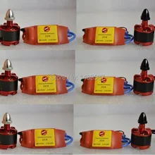 6x2212 920KV бесщеточный мотор+ 6x 30A SimonK ESC Quad с несколькими несущими винтами X525 F450 F550 S550