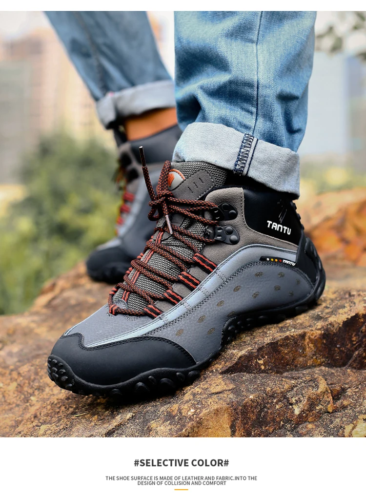 Men's Sports Shoes men Sneakers Male Outdoor Adventure Sports Hiking Shoes Men Walking Shoes autumn Hiking boots Male