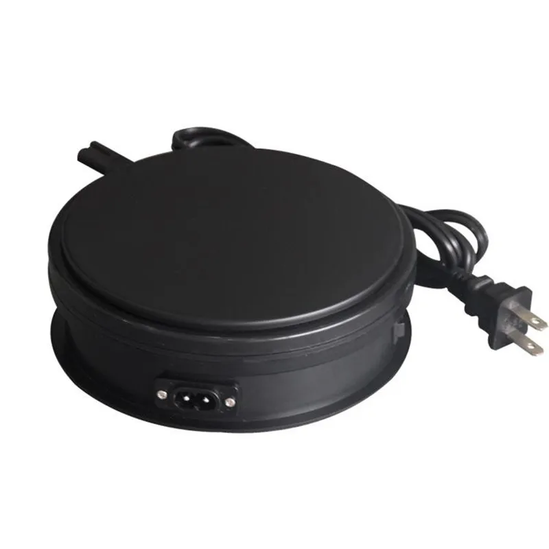 Merchandise Display Base 360 Degree Electric Rotating Turntable for Photography 25kg Capacity Automatic Revolving Platform 2017 new special offer the rotating base acrylic transparent plastic turntable rotation display accessories 15cm manual