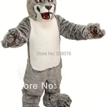 Дружественный маскарадный костюм волка костюм для взрослых, Герой мультфильма диких животных Тема карнавал вечерние Mascotte костюм SW888