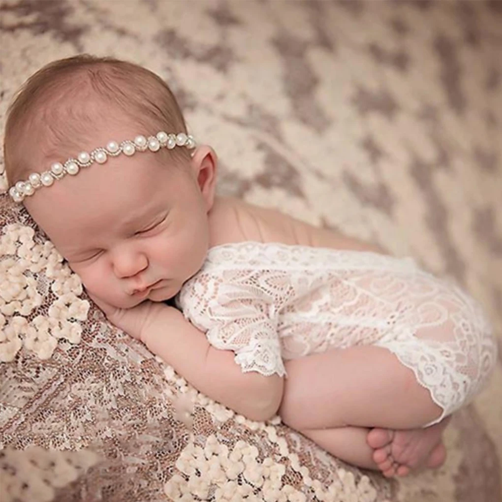 newborn lace romper