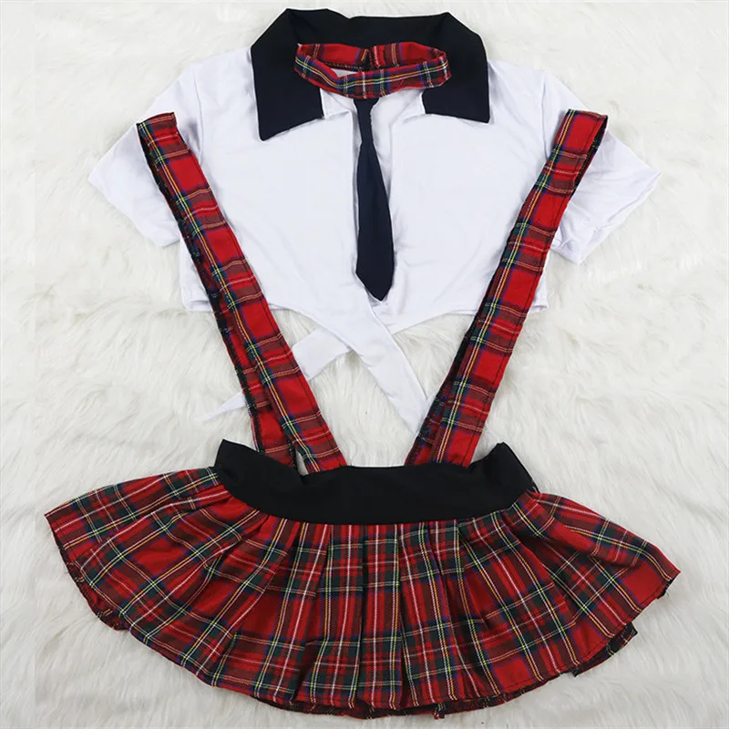 US $11.37 30% OFF|2XL Plus Size Cosplay Student Lingerie Sexy Hot Erotic  Costumes Schoolgirl Sexy Plaid Uniform Women Porn Babydoll Sex Underwear-in  ...