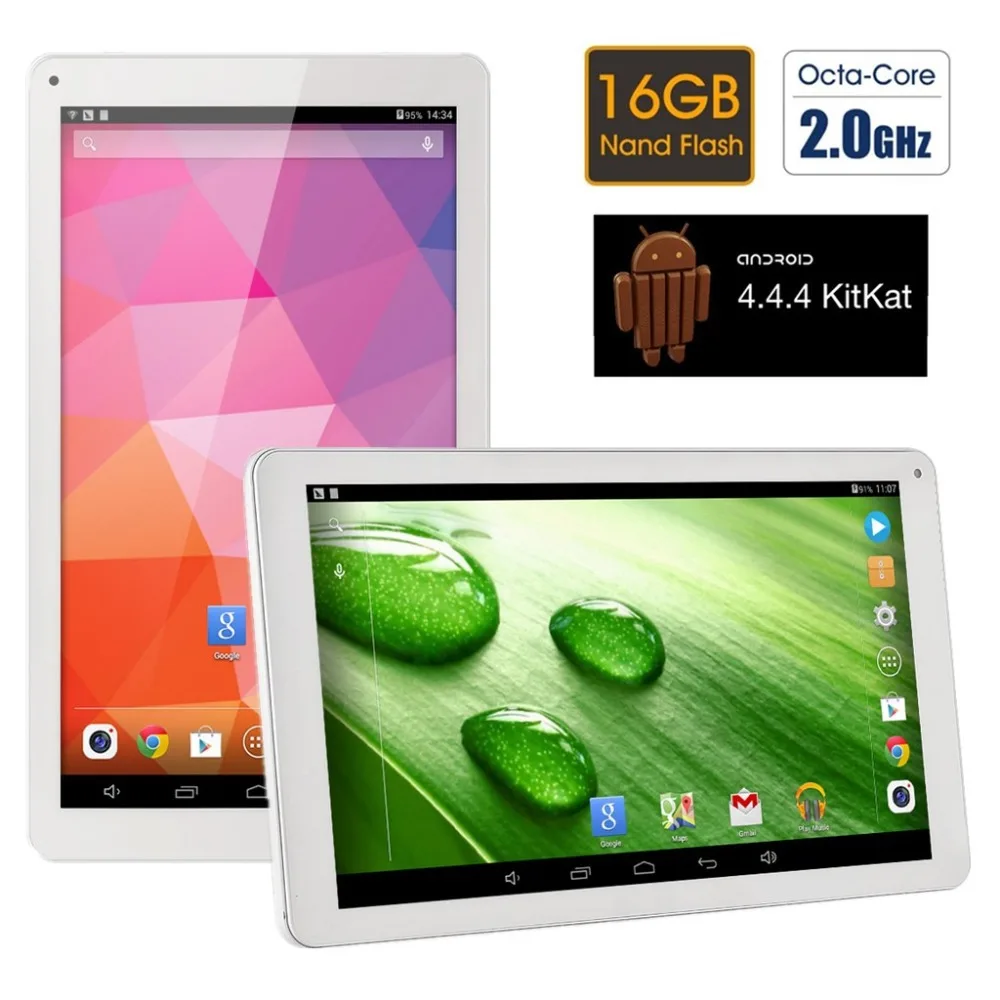 

BoDa 10 inch Octa Core Google Android 5.1 Lollipop Mid 10" Tablet PC A83 16GB+1GB Bluetooth HDMI Bundle 10 inch white color