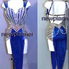 Профессиональное белое платье с кисточками для латинских танцев, платье для латинских танцев, популярное платье для латинских танцев