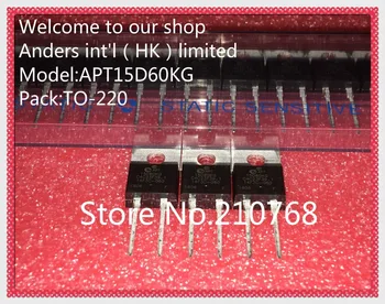 

50pcs/lot APT15D60KG 15D60KG APT15D60K 15D60K TO-220