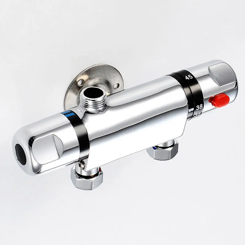 

Temperature Control Thermostatic Shower Valve Faucet Mixer Tap Wall Mounted