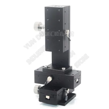 

30mm travel XYZ 3 Axis 40*90mm Precision Manual Trimming Platform 49N Guide Fine Tuning Sliding Table for Position Lab Optical