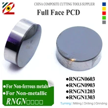 

EDGEV Full Face PCD Diamond Inserts RNGN0603 RNGN0903 RNGN0904 RNGN1203 RNGN1204 RNGN RNMN Round Turning Tools