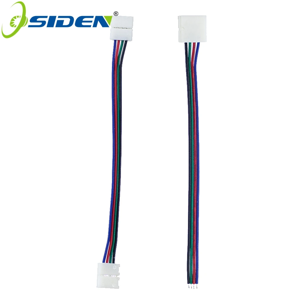 

OSIDEN 4-Pin connecting corner 4pin RGB Connector PCB Adapter for 10mm SMD 5050 3528 RGB LED Strip Light