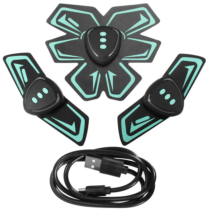 

Newest 3Pcs/Set Smart Stimulator Abdominal Muscle Exerciser Fitness Paste Gear Toning Muscle Training Body Shaping Kit