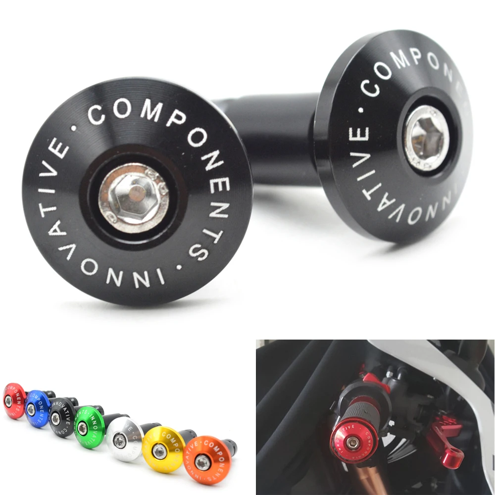 

22mm Motocross Hand Bar Ends Handlebar Grips Anti Vibration Silder Plug For suzuki YAMAHA XJR400 XJR1200 XJR1300 XJ600 XJ6 all