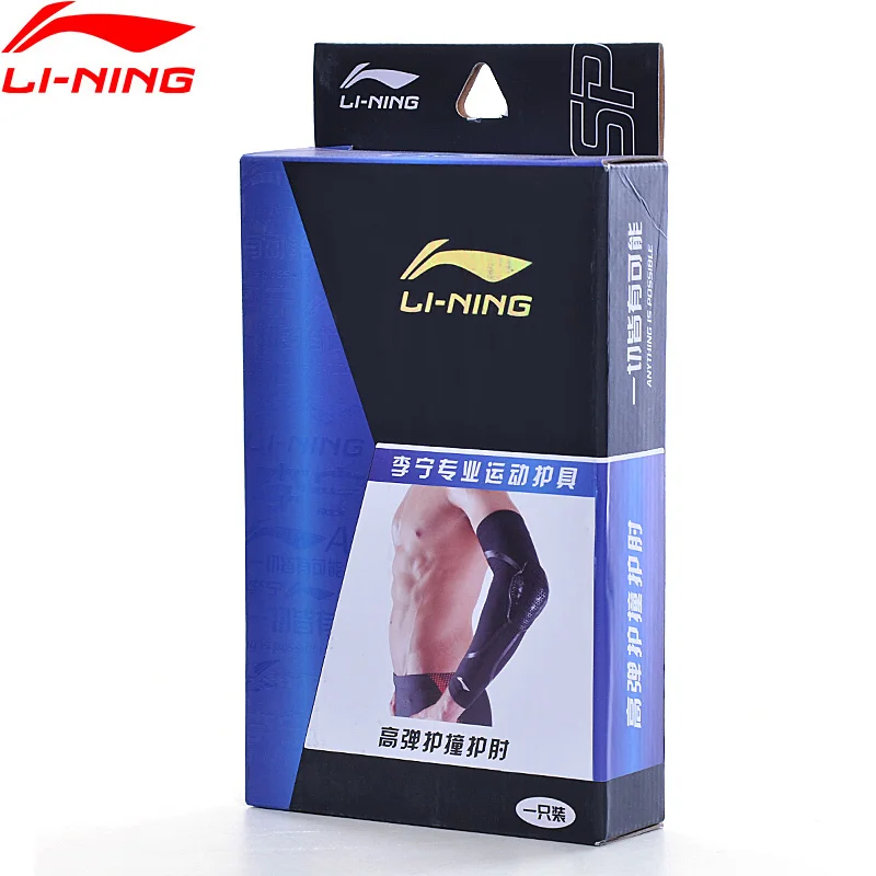 

Li-Ning Unisex Elbow Pads 1 Piece 53% SBR 39% Nylon 8% Spandex Elastic Anti-Collision LiNing Sports Protector AXWN058 ZYF292