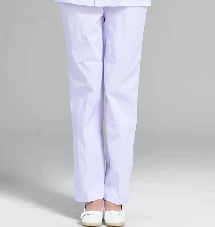 Medical uniformes hospital nursing Nurse Pants White Work Pants Medical