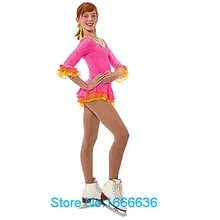 Горячая Распродажа платье для фигурного катания Горячая новинка Брендовое платье для катания на коньках для соревнований по индивидуальному заказу DR3170