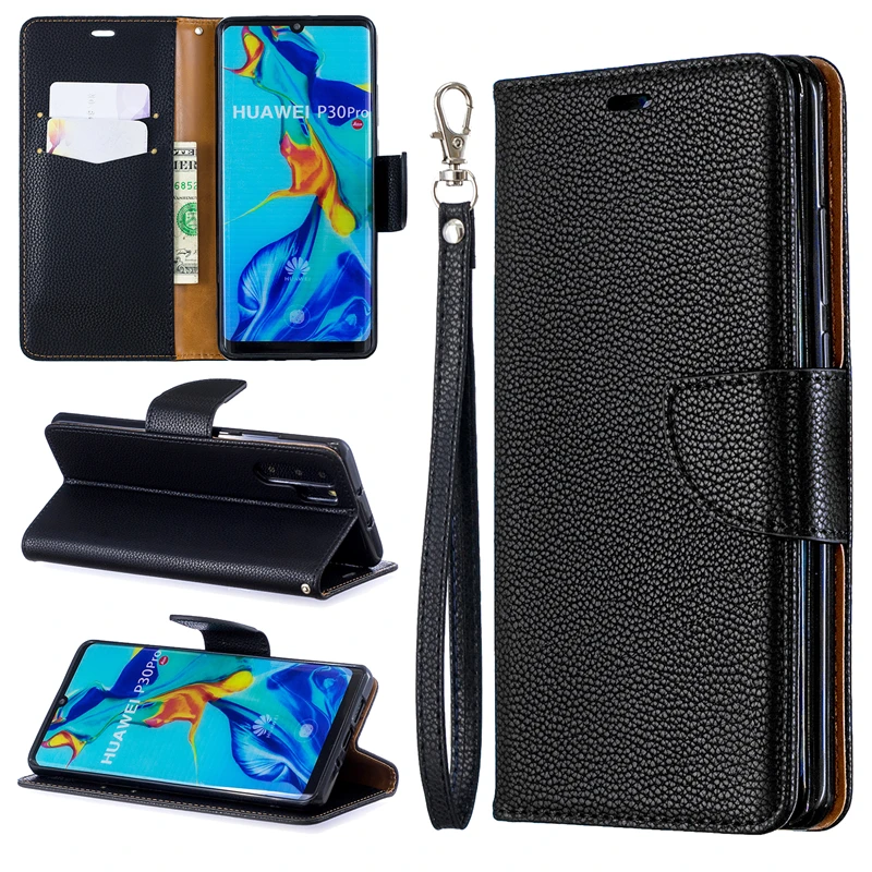 

For Huawei P30 Pro Wallet Case PU Leather Protective Cover with Card Slots for Huawei P30 Case P30 Lite Case