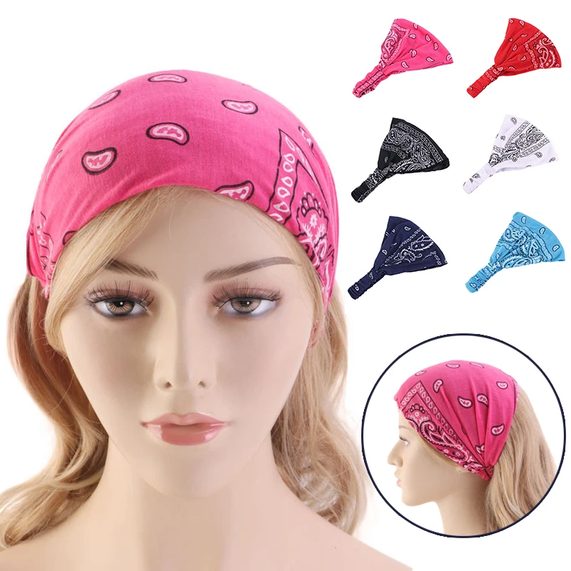 

Cotton Yoga Headband for Women Striped Handmade Knotted Hair Bands Girls Turban Female Hair Accessories for Hair
