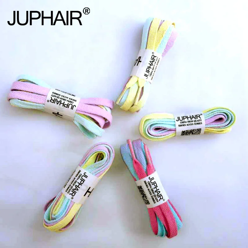 

JUP50 Pairs Candy Color Lace With Color Hand-dyed Shoelace With Tie-up Gradient Shoelaces With Canvas Shoes Shoelace Accessories