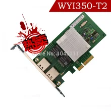 Winyao WYI350-T2 PCI-e X4 двойной Порты и разъёмы гигабитный серверный Ethernet Сетевая карта esxi i350T2 E1G42ET 9404pt ROS