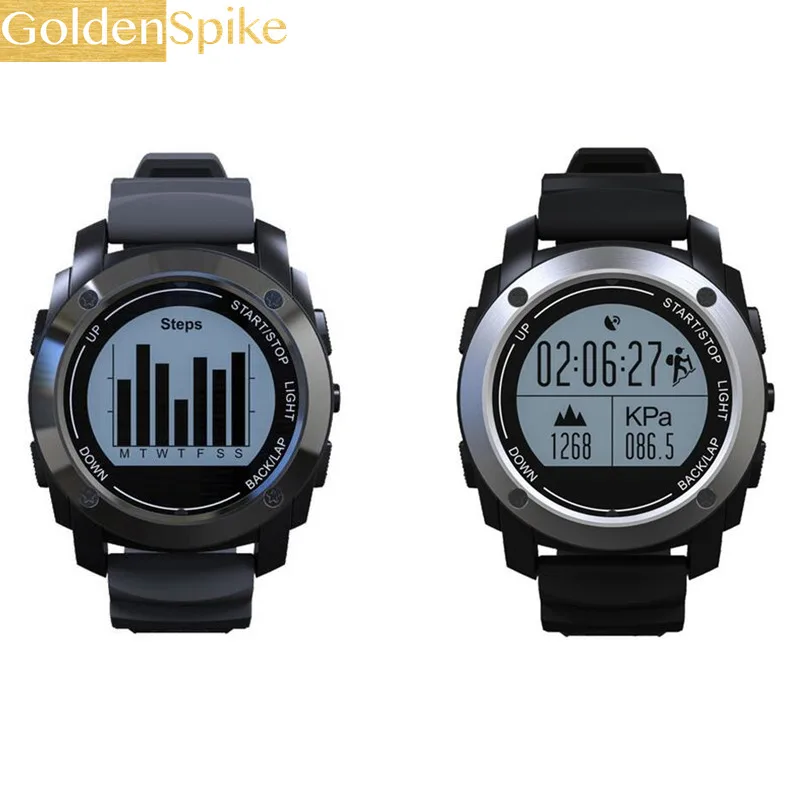 

GOLDENSPIKE S928 IP66 Life Waterproof Smart Watch Outdoor GPS Sports watch Real-time Heart Rate Monitor for Android 4.3 IOS 8.0
