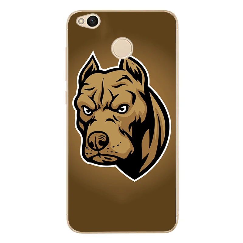 Чехол для Pitbull dog Мягкий Силиконовый ТПУ чехол телефона 2018 redmi4A 4X 5 5a 5Plus note4 xiaomi4 6X 8