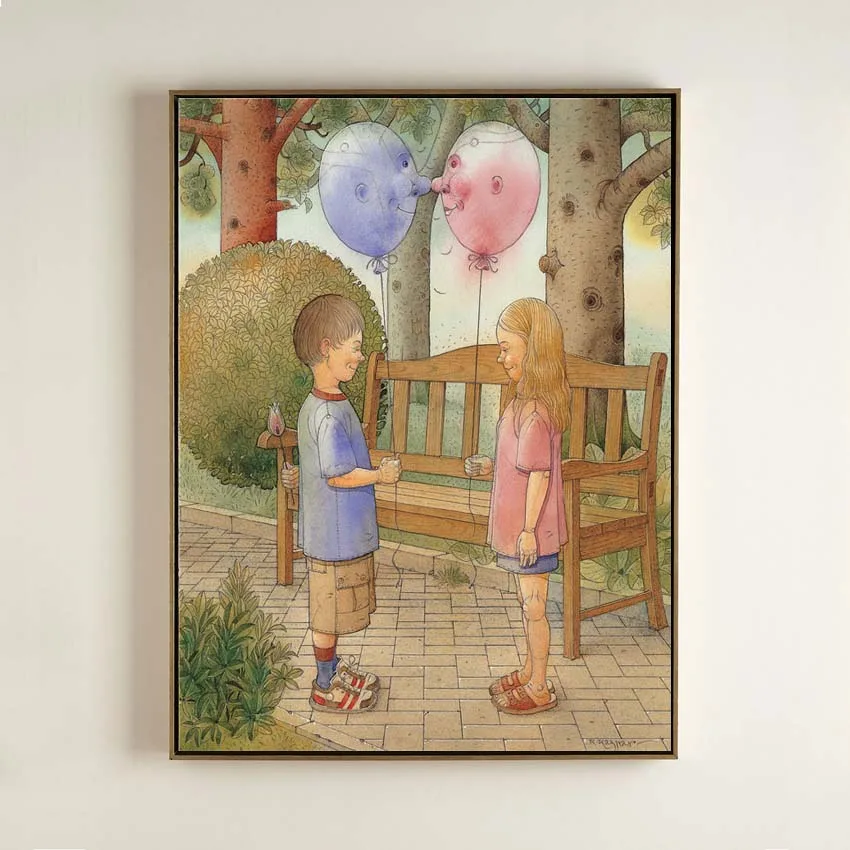 Kestutis-K-134-The First Date Paintinga