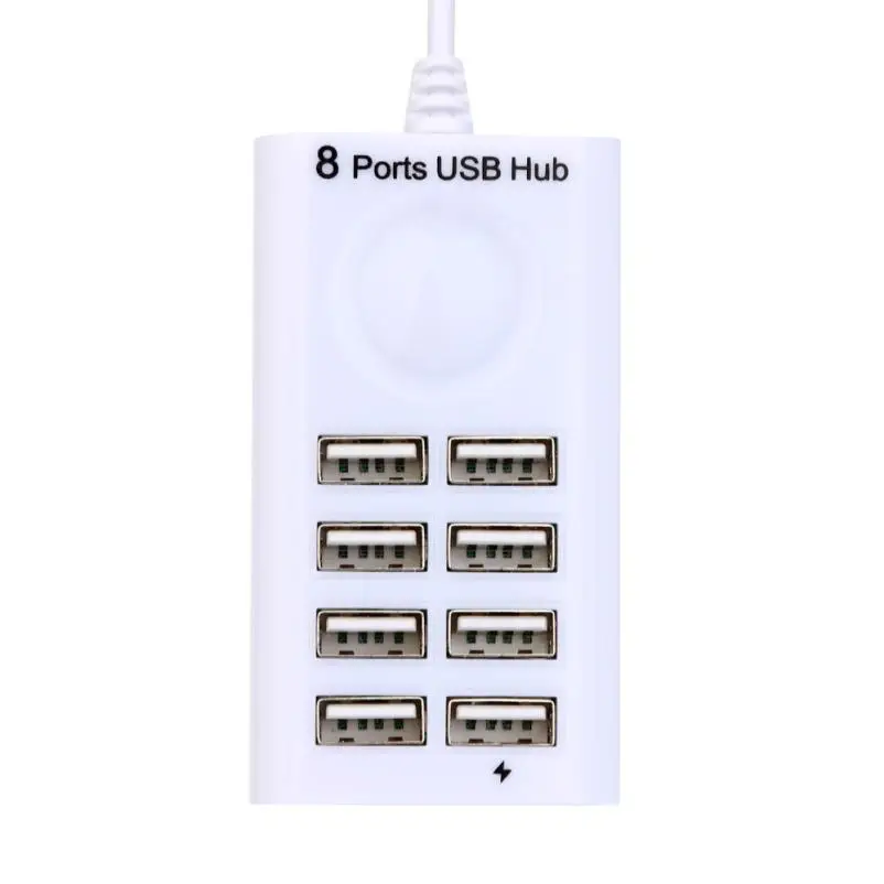 EC2 VOBERRY HUB 8 в 1 USB 2,0 High Speed 60 МБ/с./с USB разветвитель 8 портов Конвертер адаптер для планшета для ПК ноутбука May31