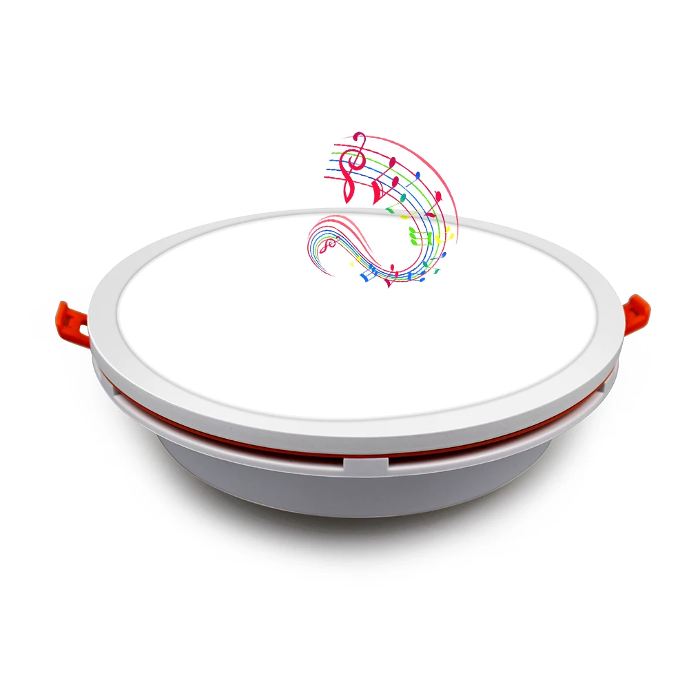 

BeneXmart Bluetooth Smart LED Downlight Support Play Music Recessed Down Light AC85-265V Multiple Bluetooth Speakers 20W