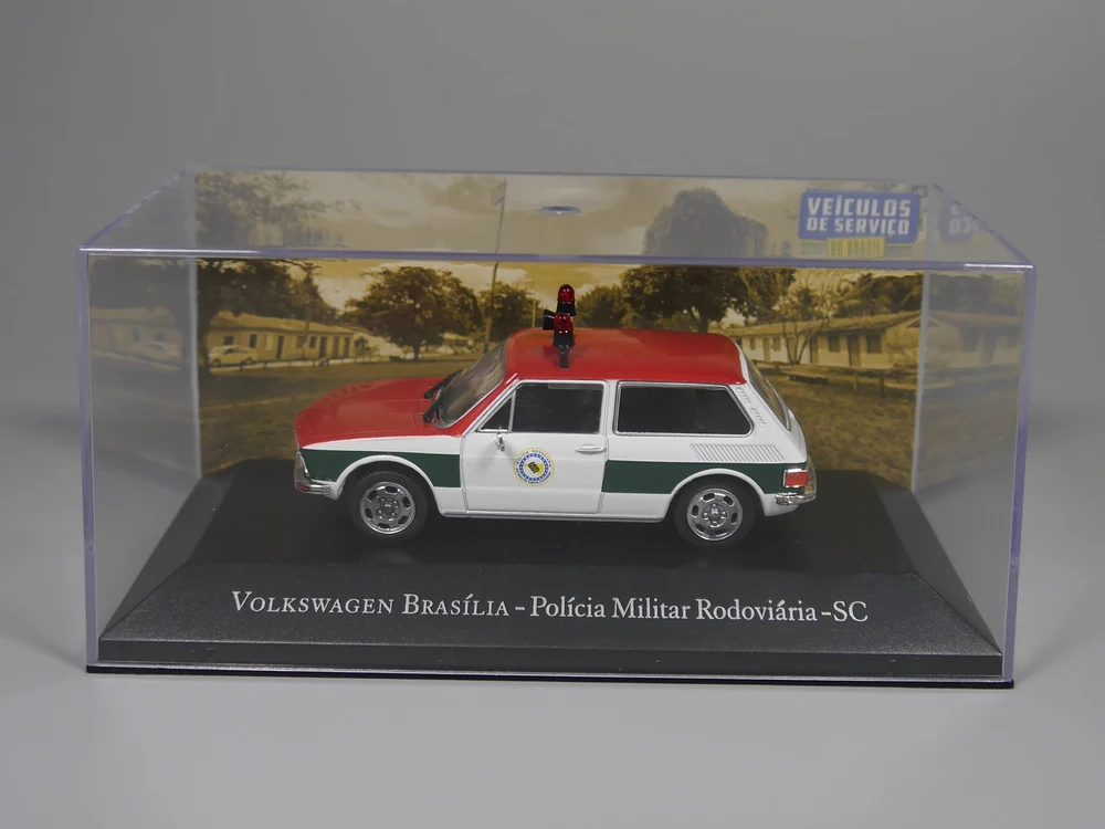 Авто ИНН-ixo 1:43 Volkswagen Brasilia Policia Militar Rodoviaria литая модель автомобиля