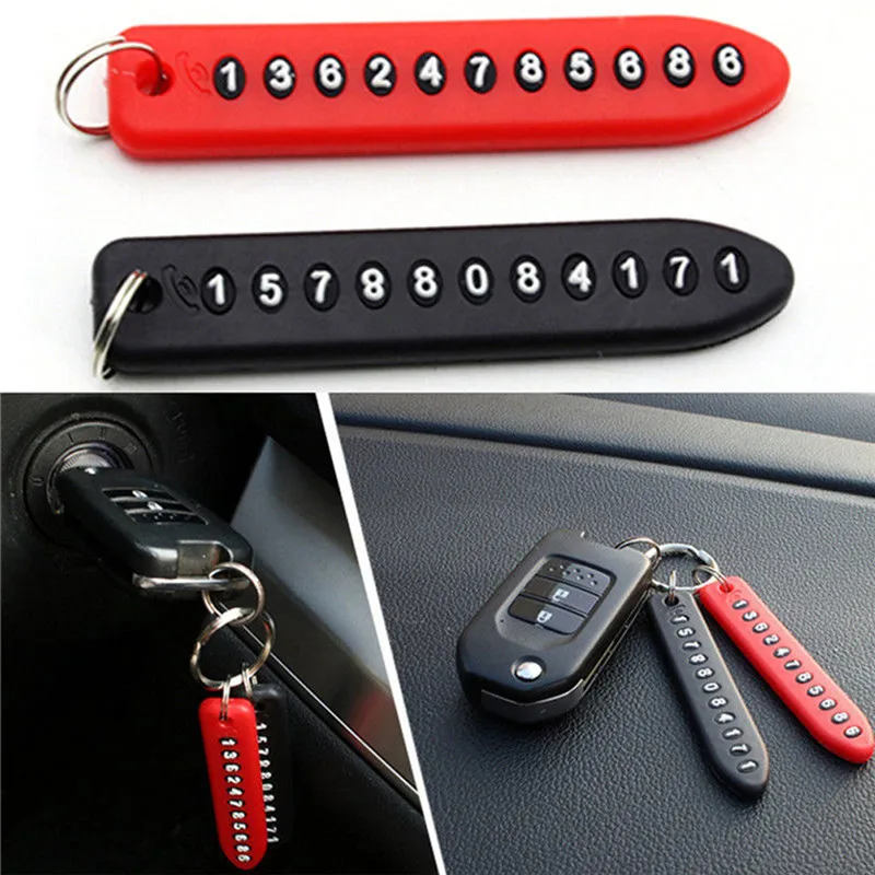 1Pcs Portable Durable High Quality Anti lost Phone Number