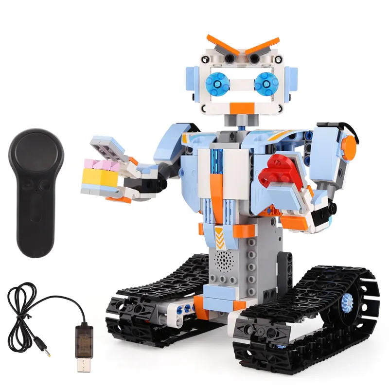 

Yeshin 13004 359Pcs The Robert M4 Set Remote Control Robot Model Building Blocks Bricks Assembly Movable Kid Toys Christmas Gift