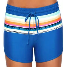 Summer Women Elastic High Waist Bikini Bottoms Swimwear Shorts Swimsuit Pants Beach Brazilian Bottoms Monokini Feminino