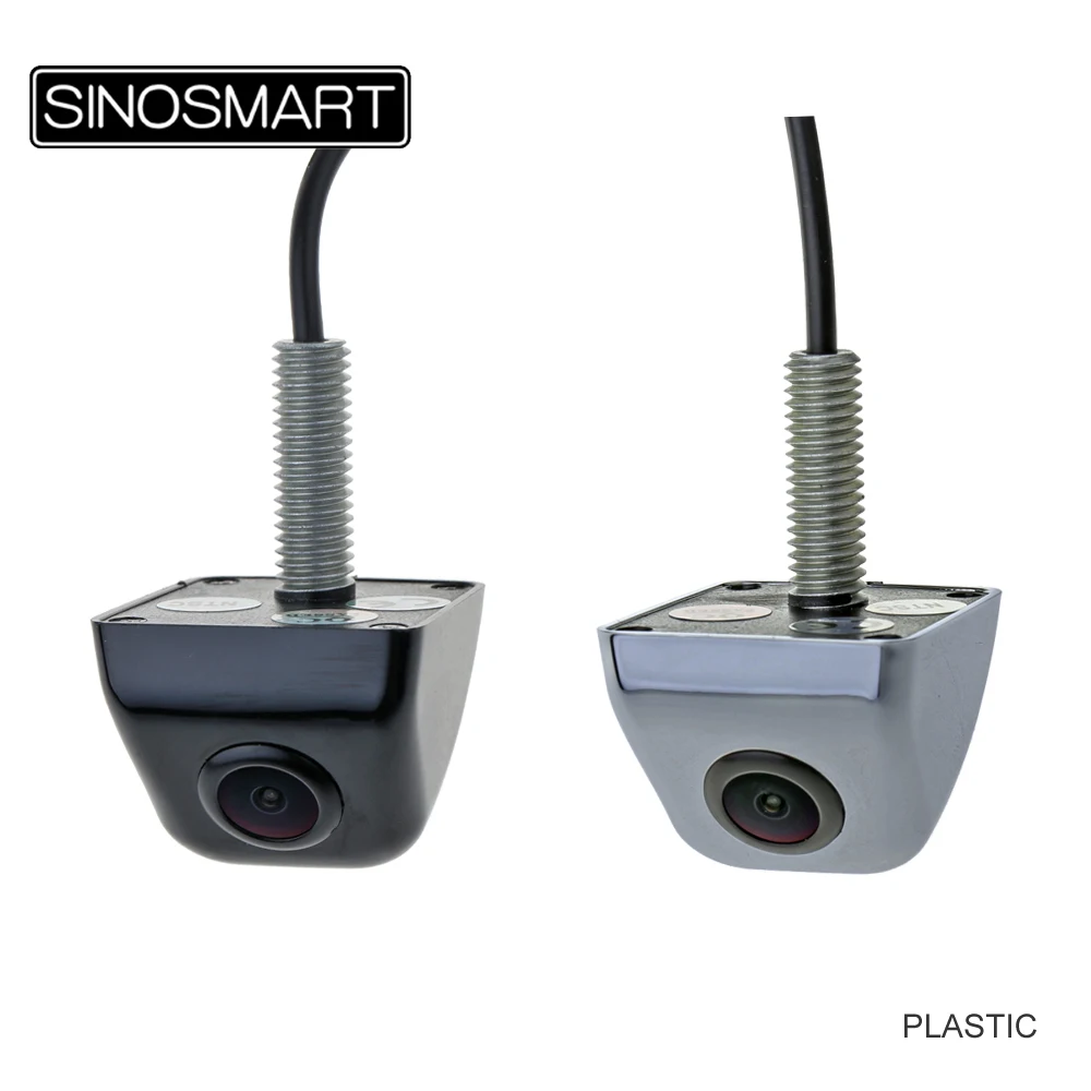 

SINOSMART Universal HD Parking Reverse Backup Plastic Shell Camera for Car/Suv etc. Glass Lens