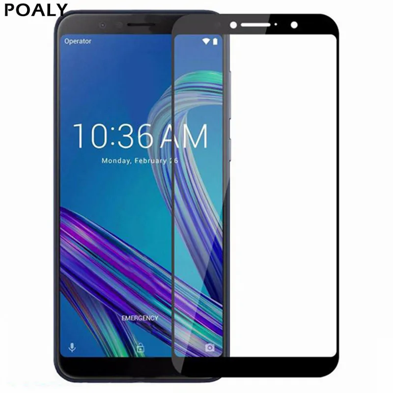 Защита экрана для Asus ZenFone Max Pro M1 ZB602KL закаленное стекло ZB 602KL X00TD полное покрытие |